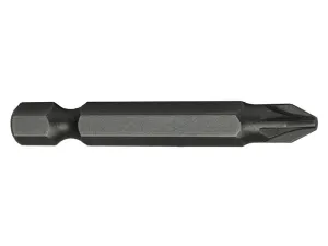 Faithfull Pozi S2 Grade Steel Screwdriver Bits Pz1 X 50Mm (Pack 3)