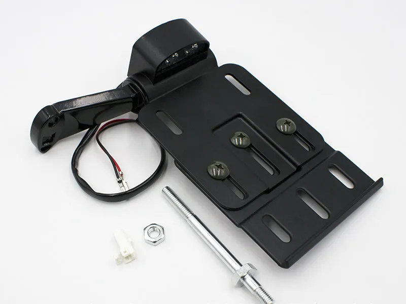 Folding Side Mount License Plate Bracket Holder for Harley XL Sportster 883 1200