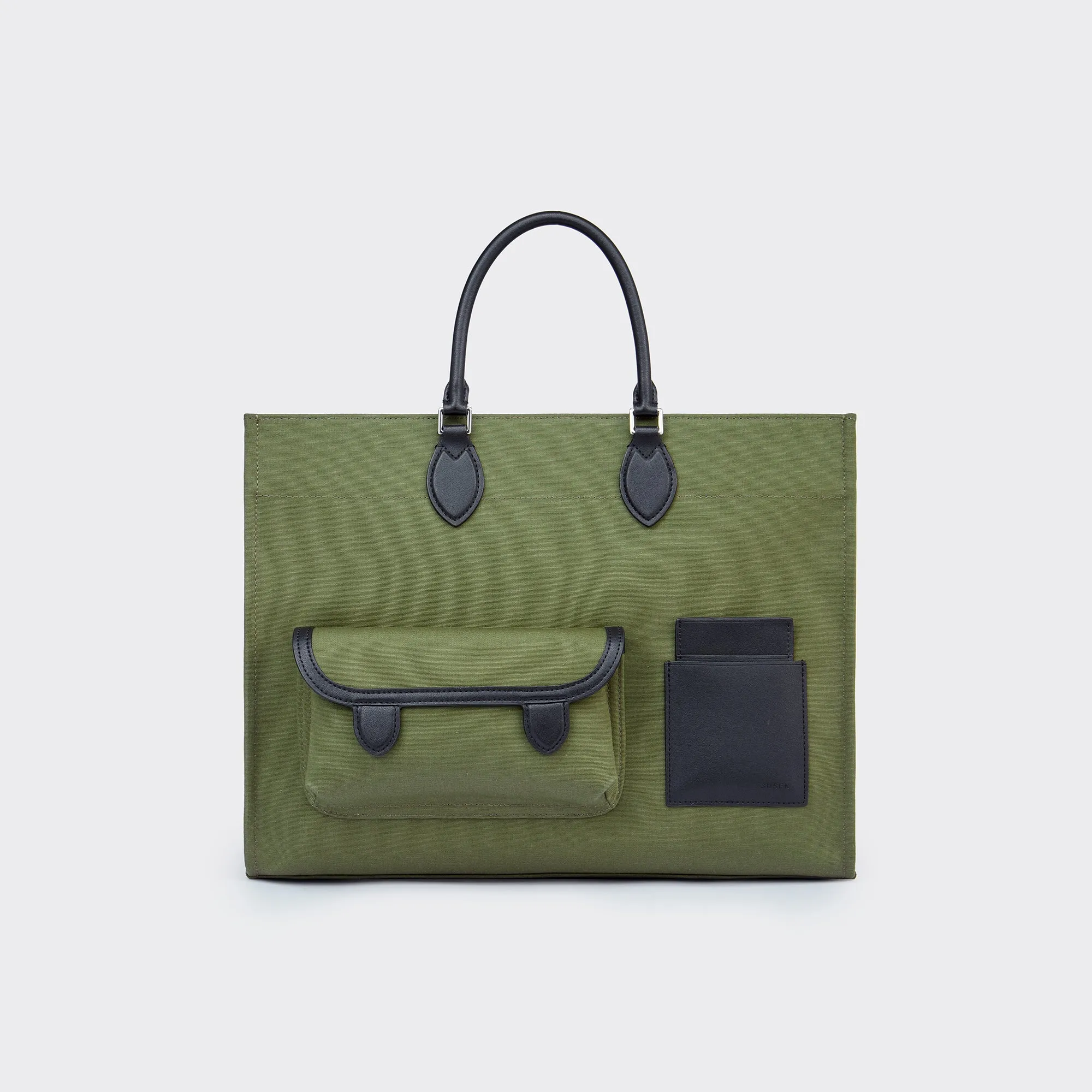 Gabriel Large Canvas Tote - Military green