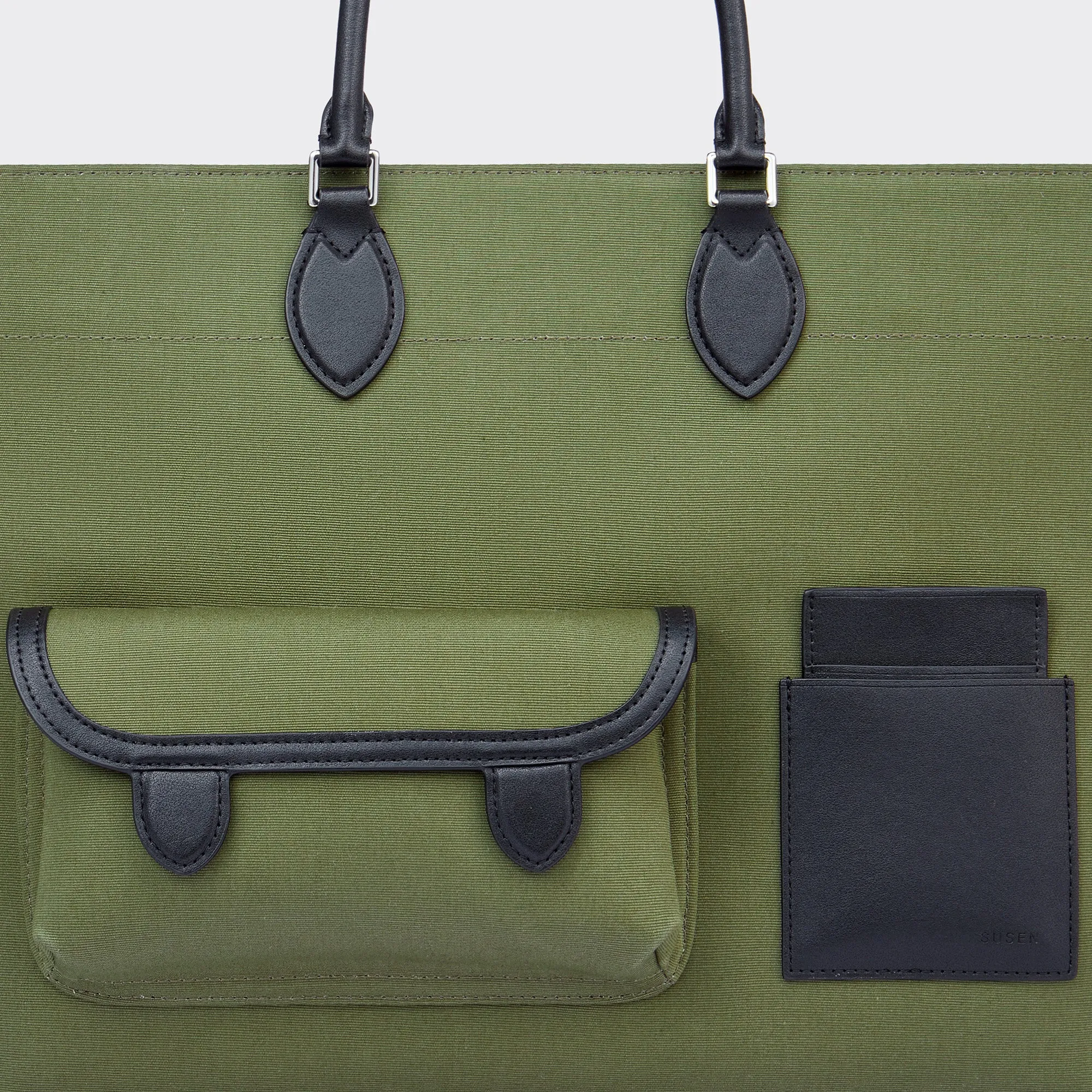 Gabriel Large Canvas Tote - Military green