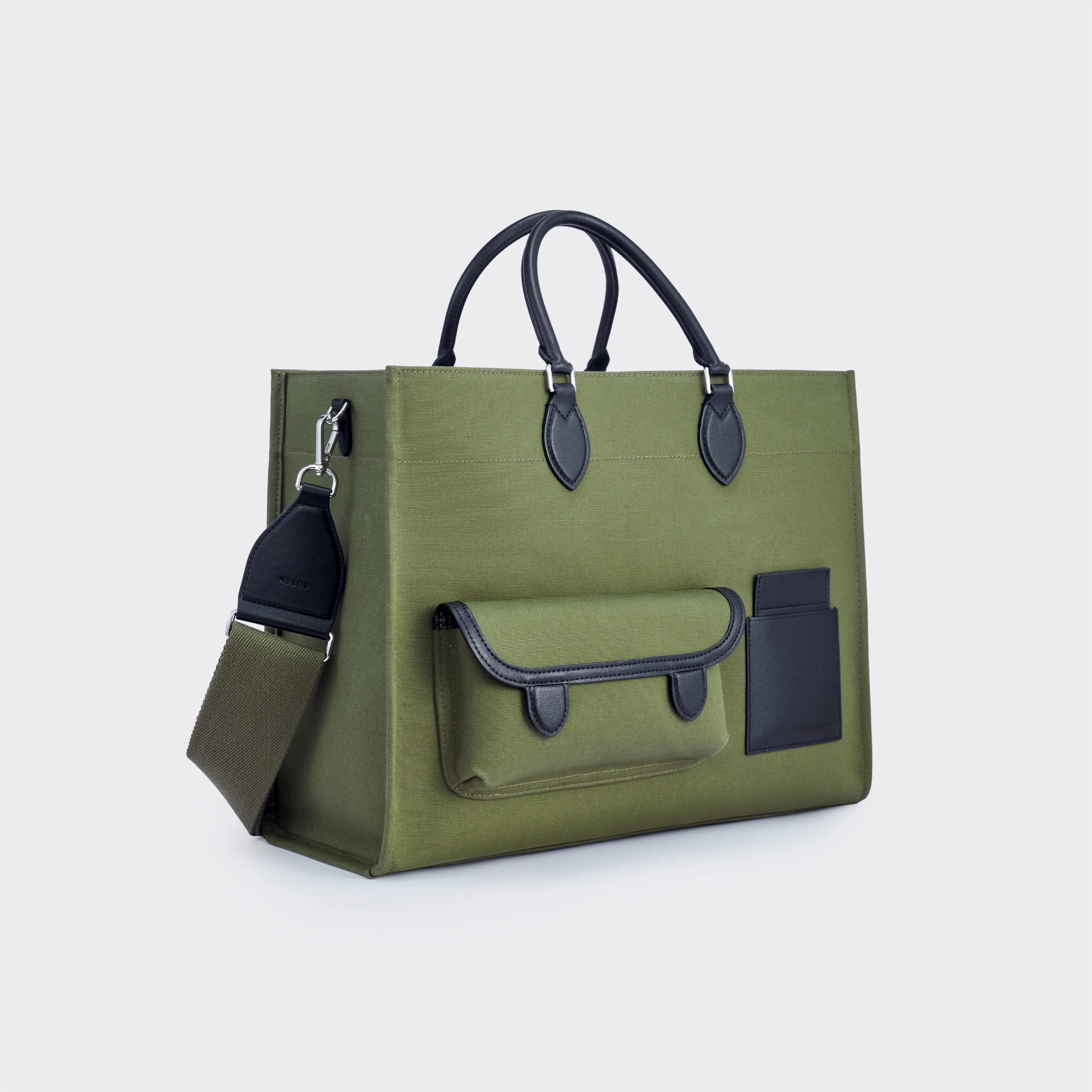 Gabriel Large Canvas Tote - Military green
