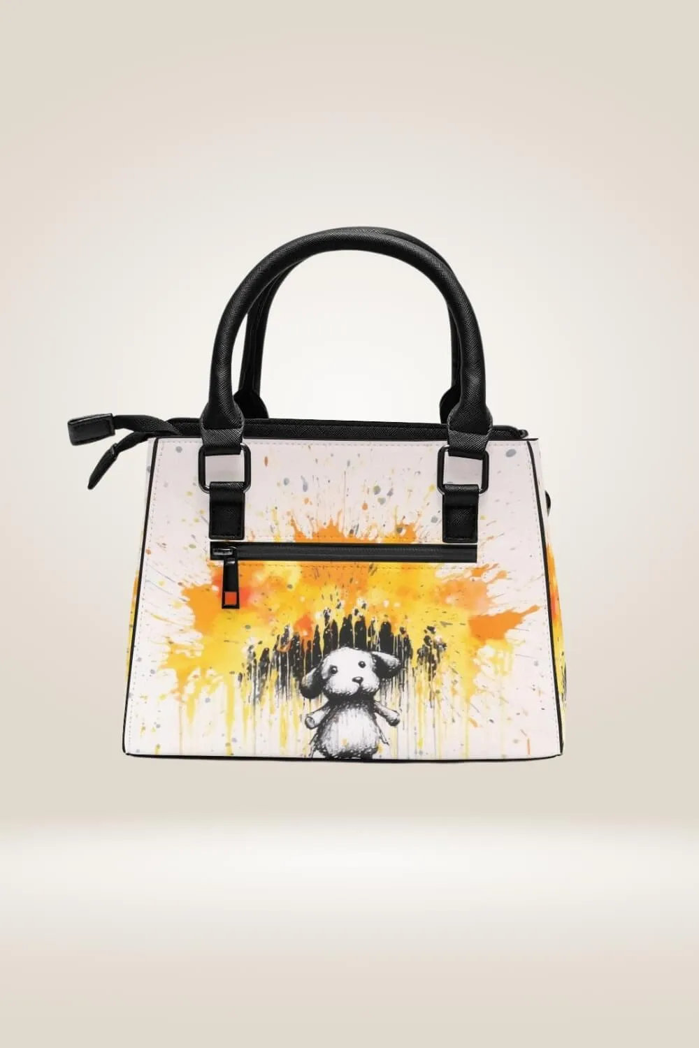 Graffiti Spray Paint Dog Satchel Bag
