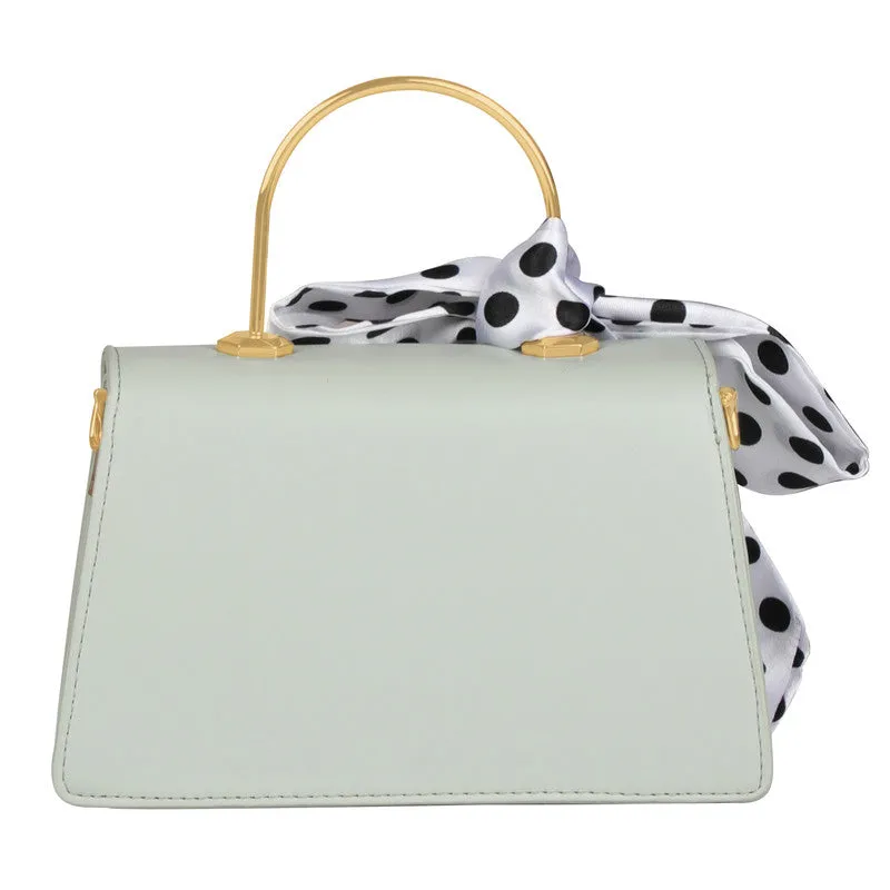 Green Tiffany Tote Bag With Chain Sling