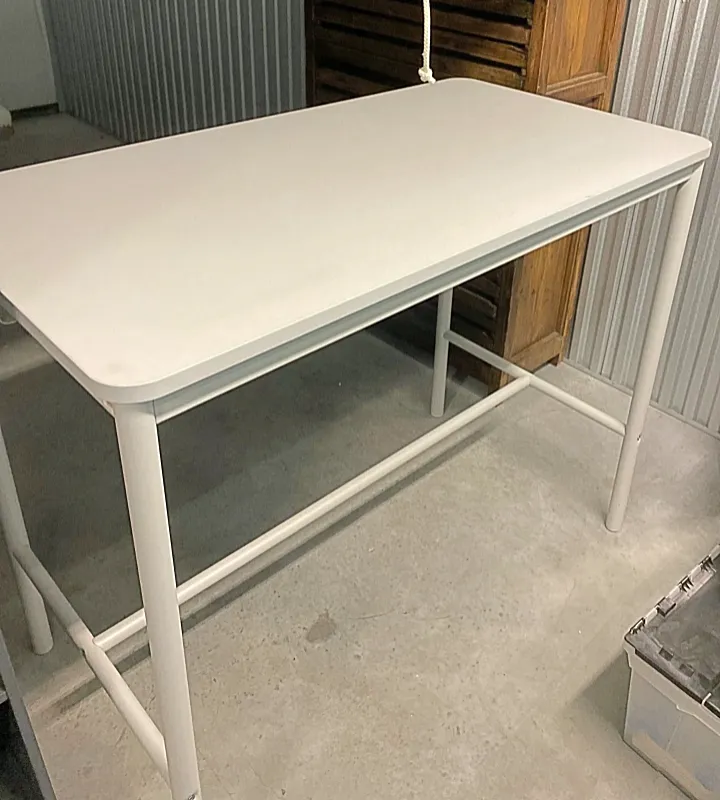 Grey Metal Table