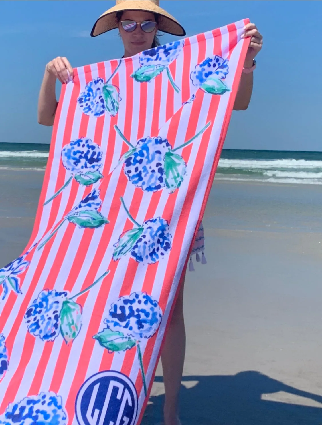 Heidi Checked Beach Towel