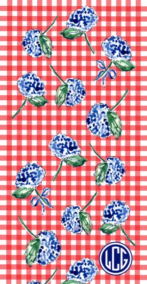 Heidi Checked Beach Towel