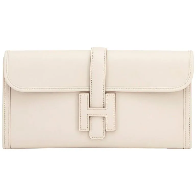 Hermes Beton Jige Elan Swift Cutch Bag 29cm