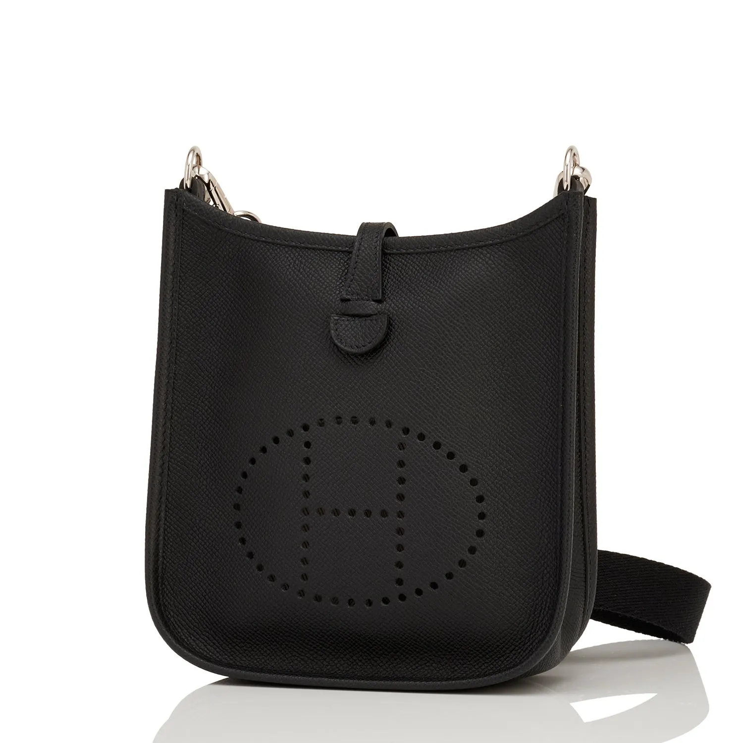 Hermes Black Evelyne TPM Shoulder Cross Body Bag