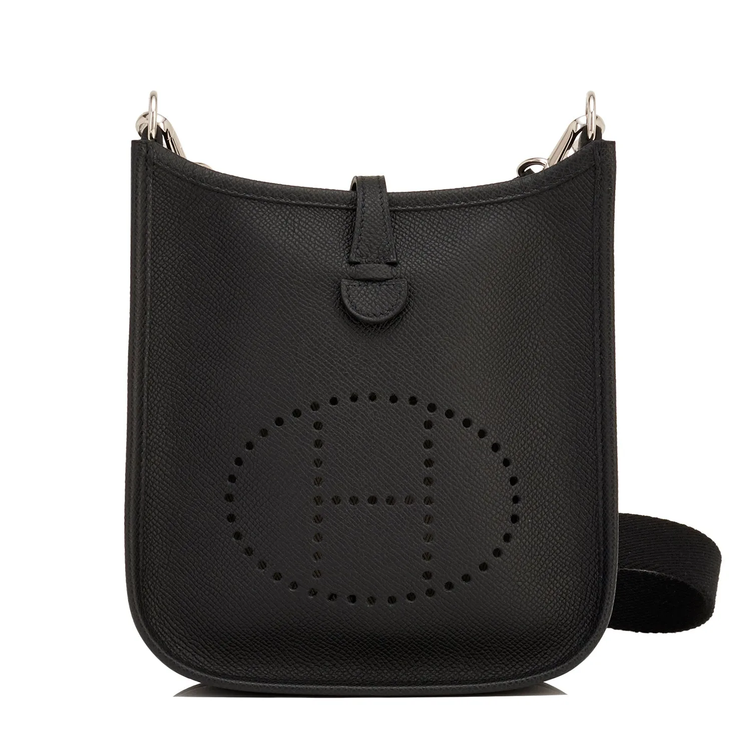 Hermes Black Evelyne TPM Shoulder Cross Body Bag