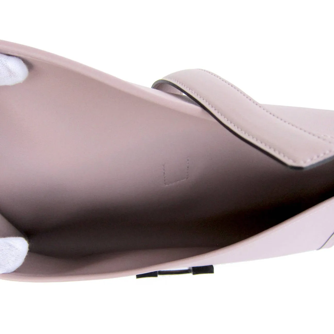 Hermes Glycine Lilac Jige Swift Elan Leather Clutch 29cm