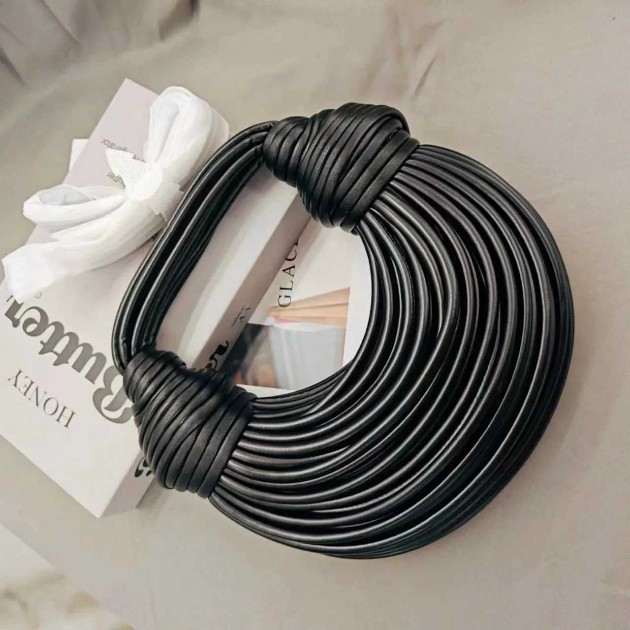 Hobo Noodle Bags Rope Knotted