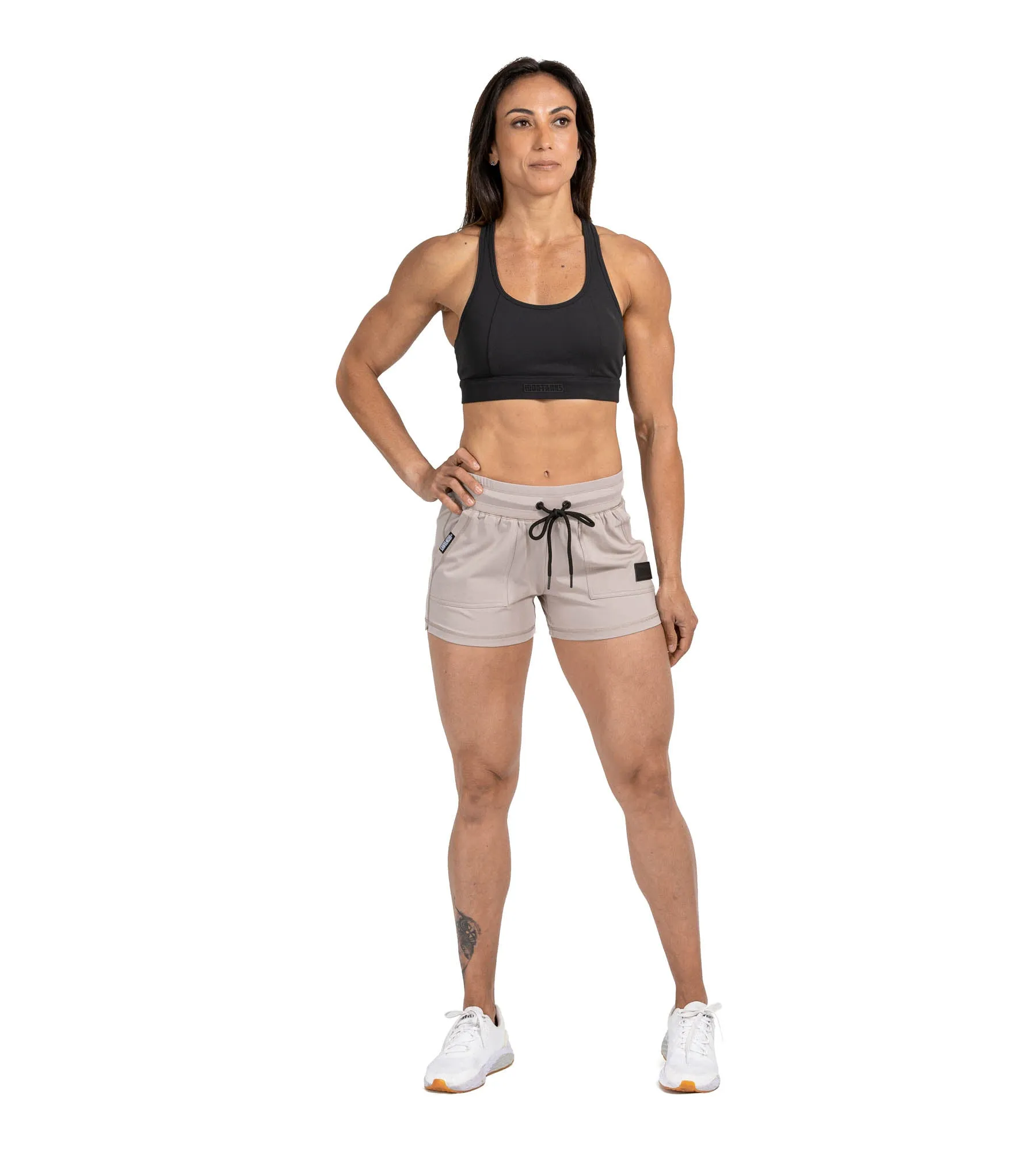 Impact Gym Shorts II - Bone