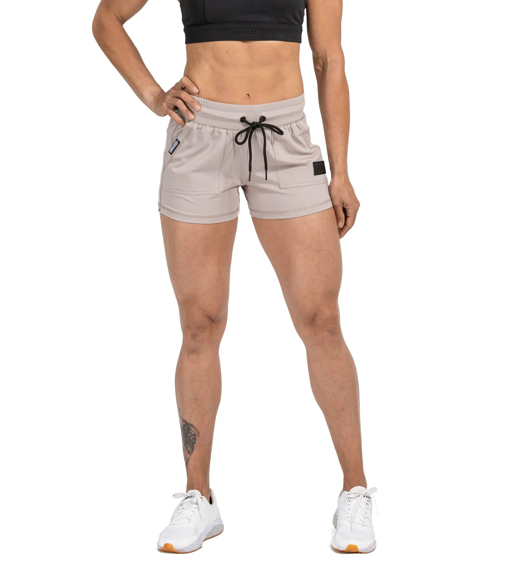 Impact Gym Shorts II - Bone