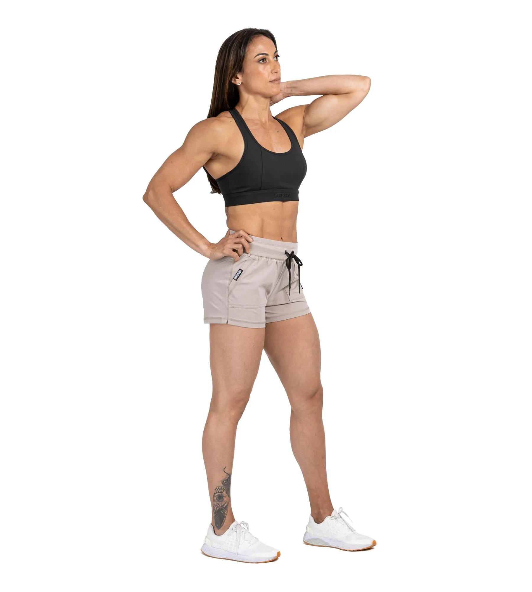 Impact Gym Shorts II - Bone