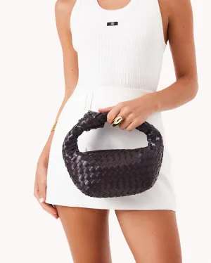 KERI HANDLE BAG - DARK CACAO
