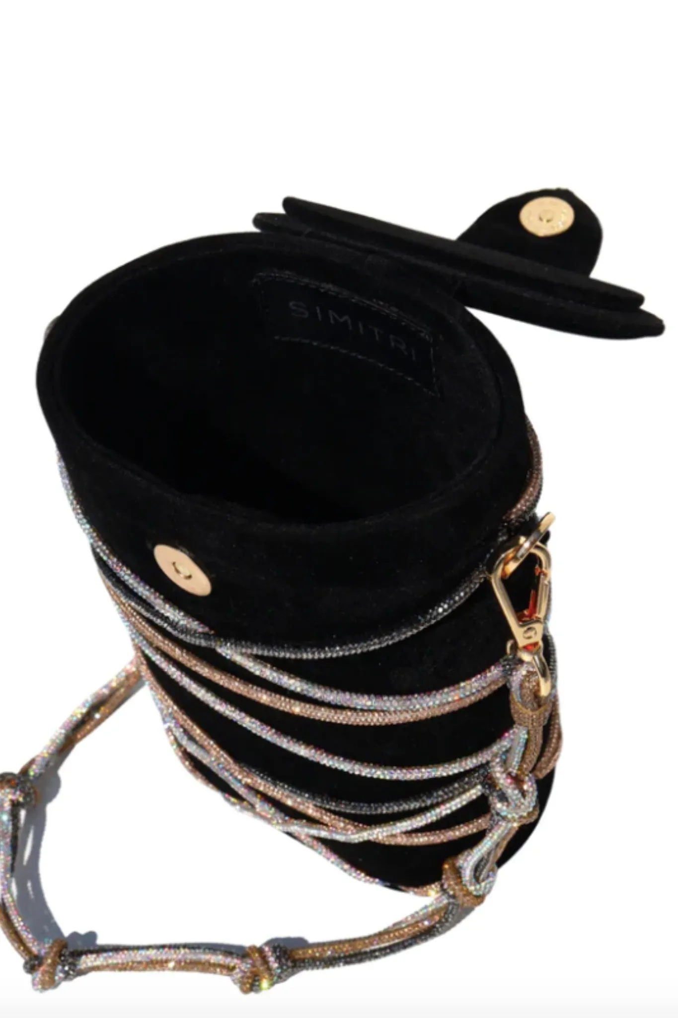 Knotty Bucket bag in Black by Simitri Designs - RENTAL