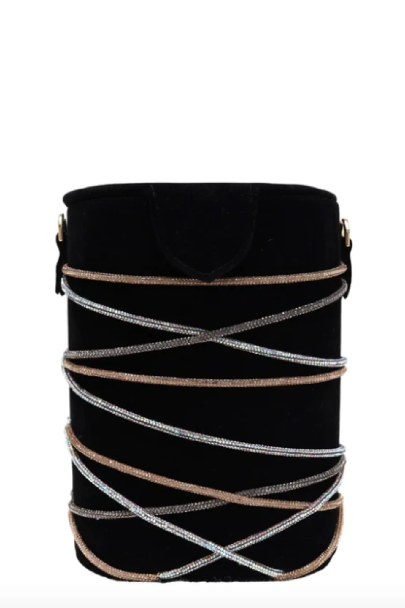 Knotty Bucket bag in Black by Simitri Designs - RENTAL