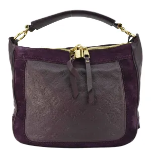 LOUIS VUITTON Audacieuse MM Empreinte Leather Shoulder Bag Terre