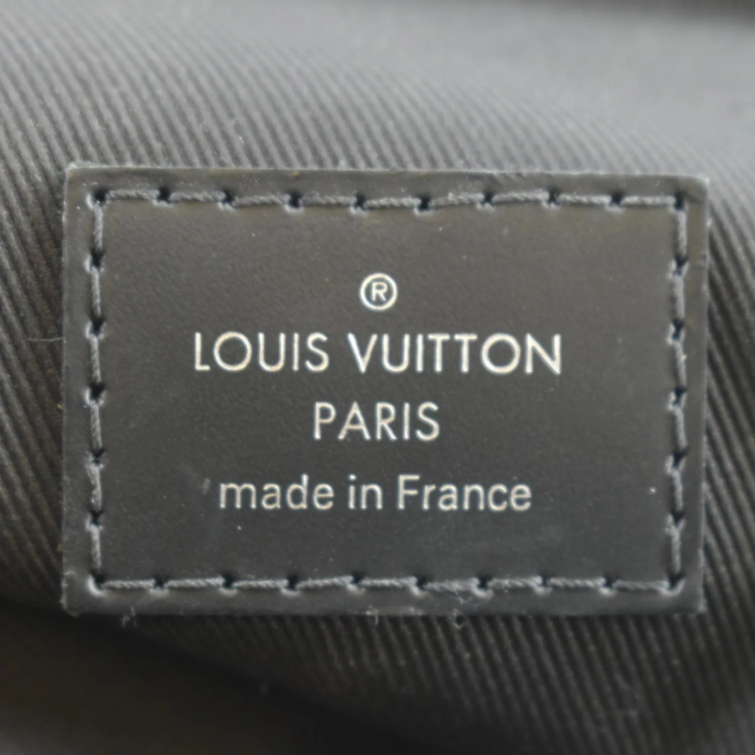 LOUIS VUITTON Avenue Sling Damier Graphite Backpack Bag Black
