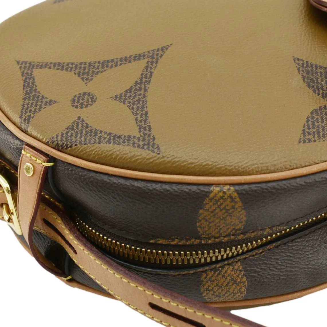 LOUIS VUITTON Boite Chapeau Souple Monogram Canvas Shoulder Bag Brown