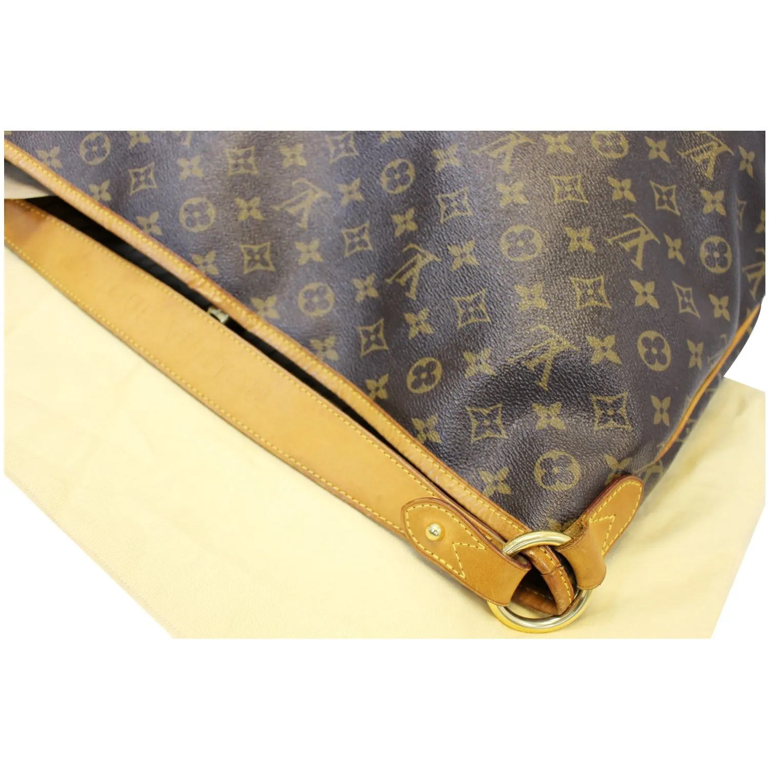 LOUIS VUITTON Delightful MM Monogram Canvas Tote Shoulder Bag