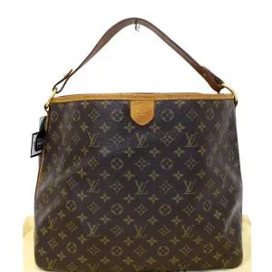 LOUIS VUITTON Delightful MM Monogram Canvas Tote Shoulder Bag