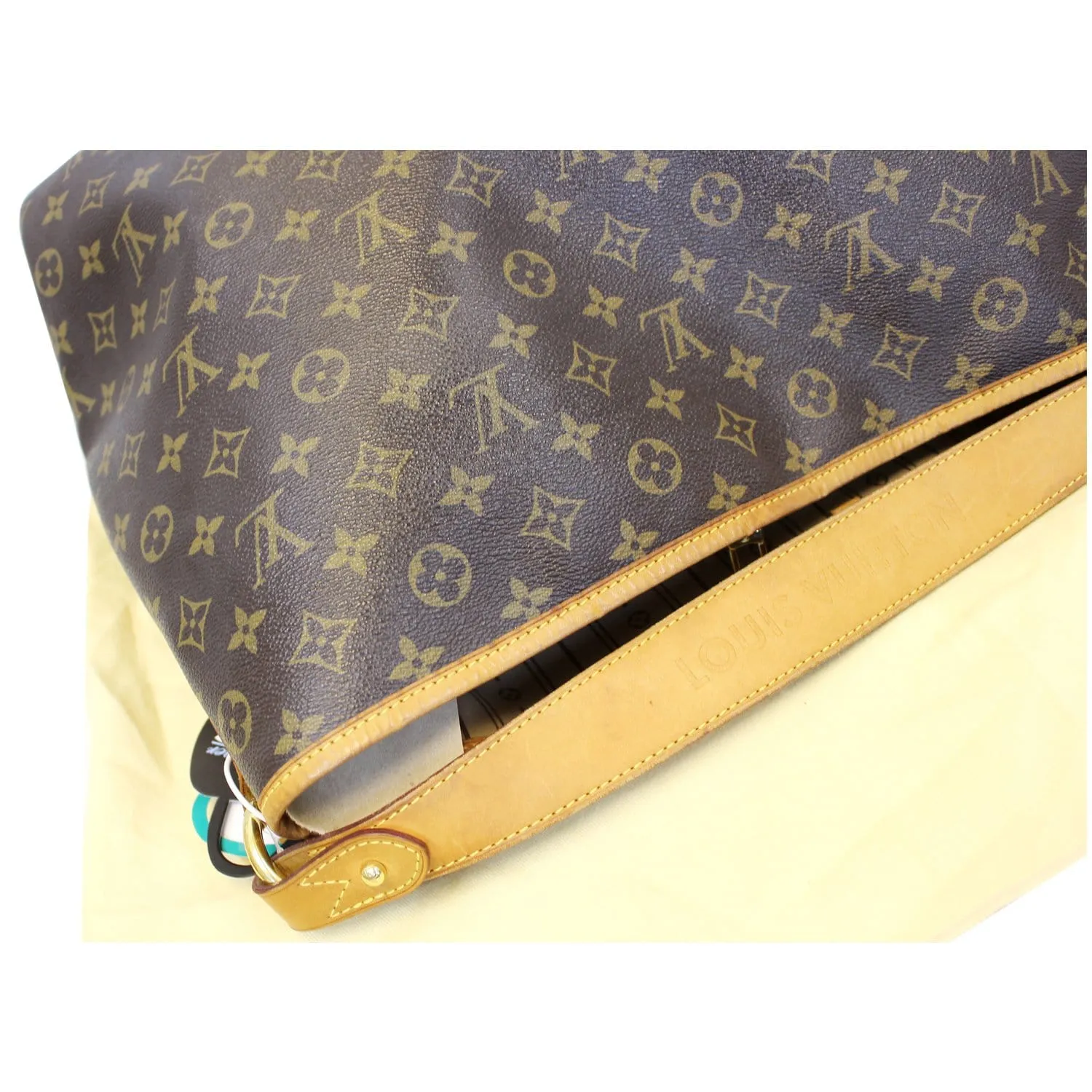 LOUIS VUITTON Delightful MM Monogram Canvas Tote Shoulder Bag