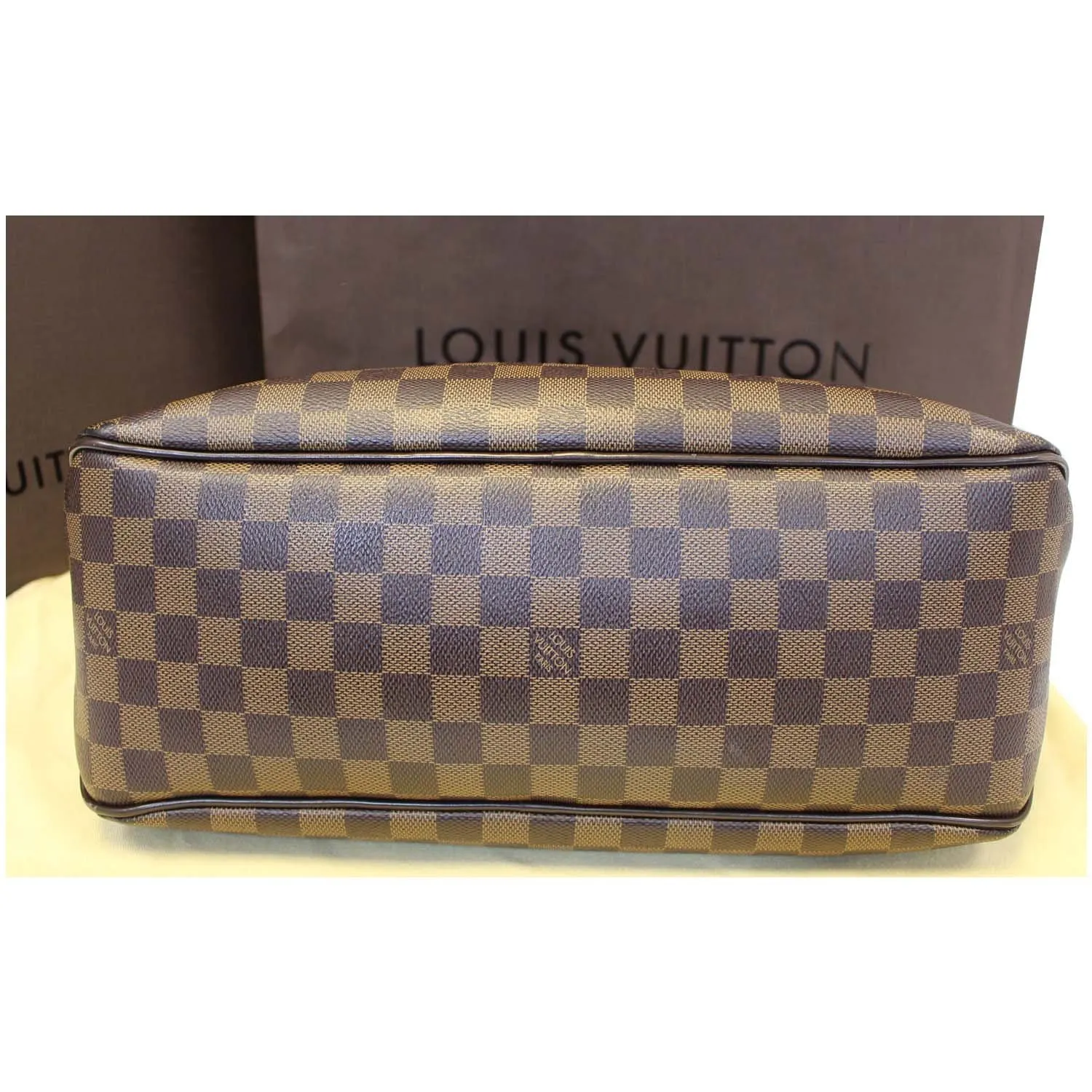 LOUIS VUITTON Delightful MM NM Damier Ebene Hobo Shoulder Bag