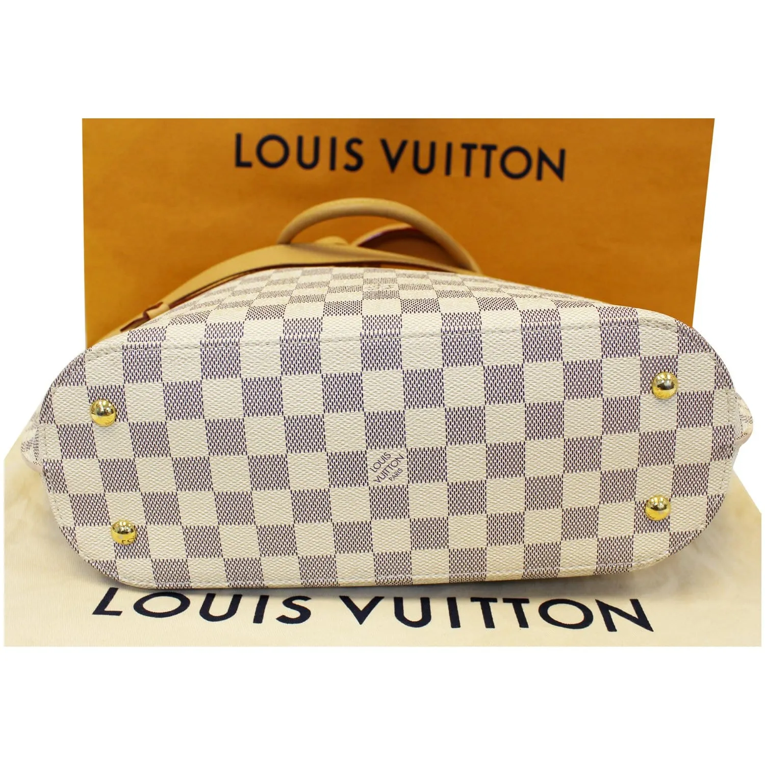 LOUIS VUITTON Girolata Damier Azur Shoulder Bag