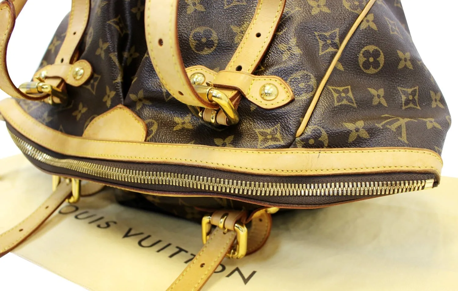 LOUIS VUITTON Monogram Canvas Tivoli GM Brown Shoulder Bag