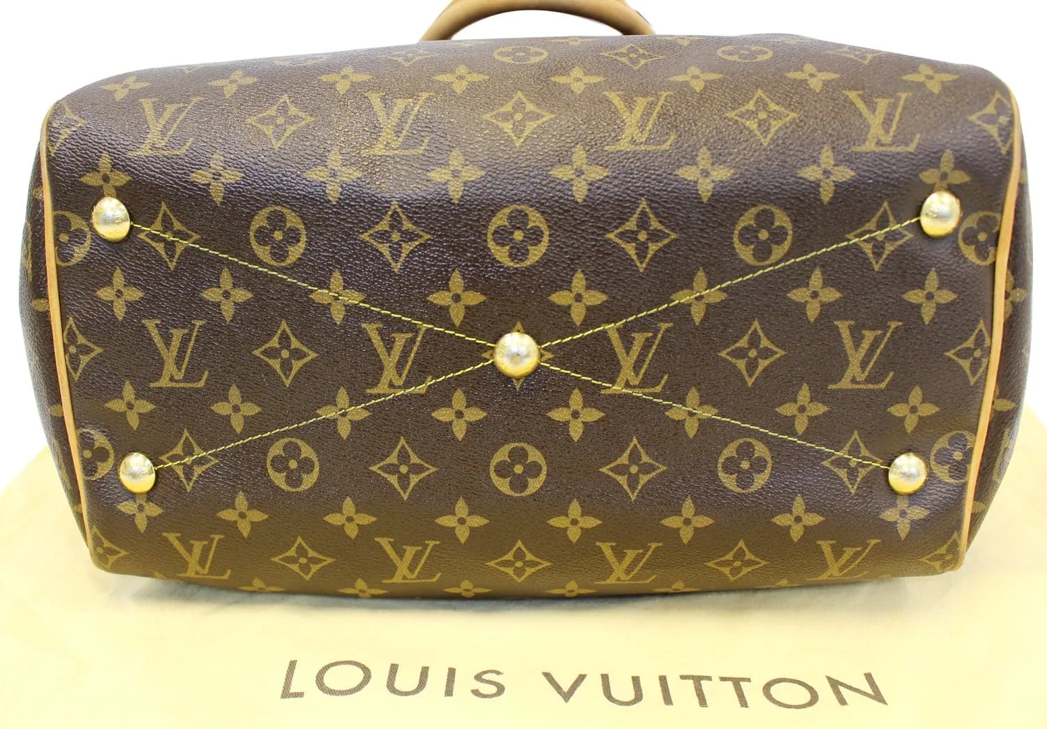 LOUIS VUITTON Monogram Canvas Tivoli GM Brown Shoulder Bag