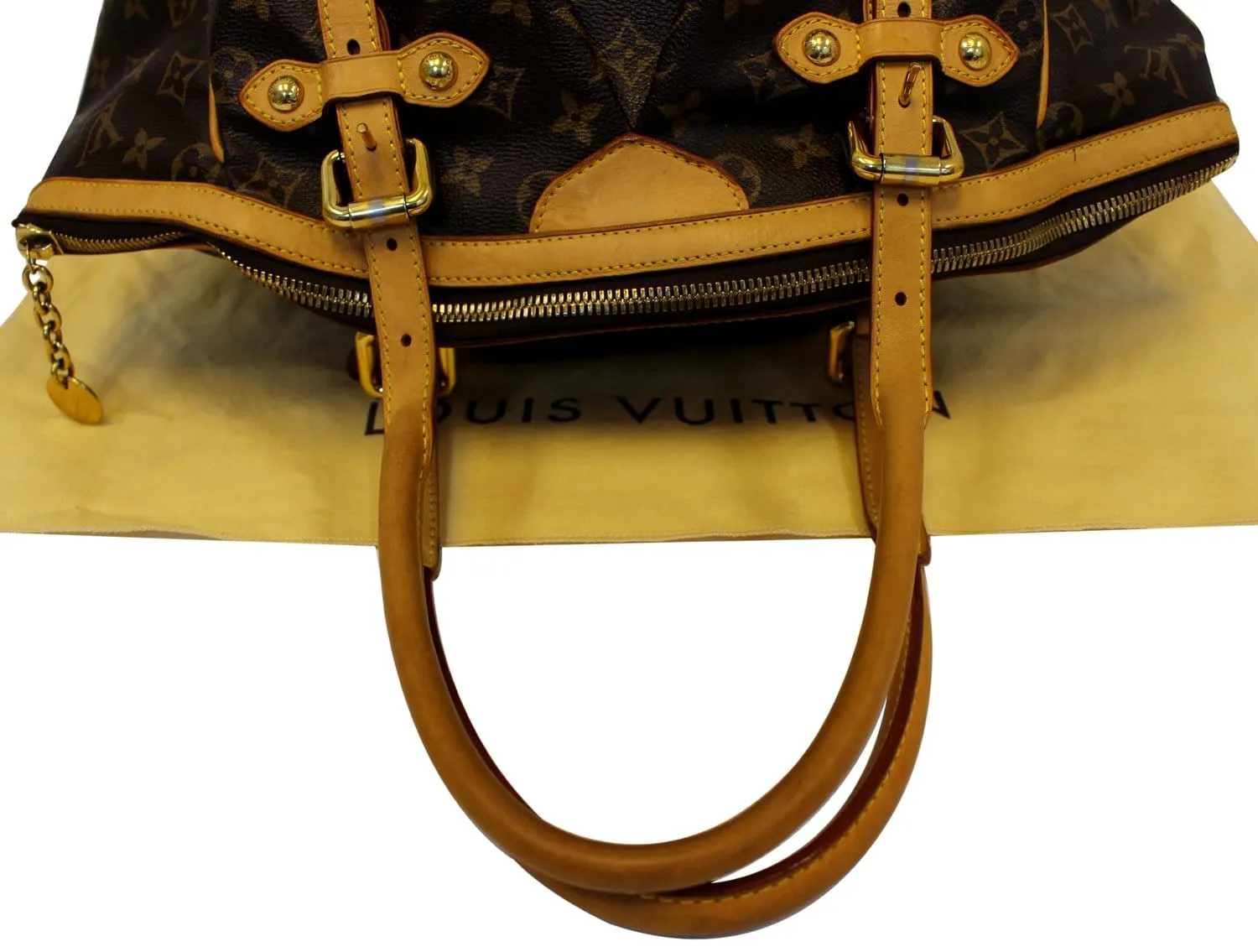 LOUIS VUITTON Monogram Canvas Tivoli GM Brown Shoulder Bag