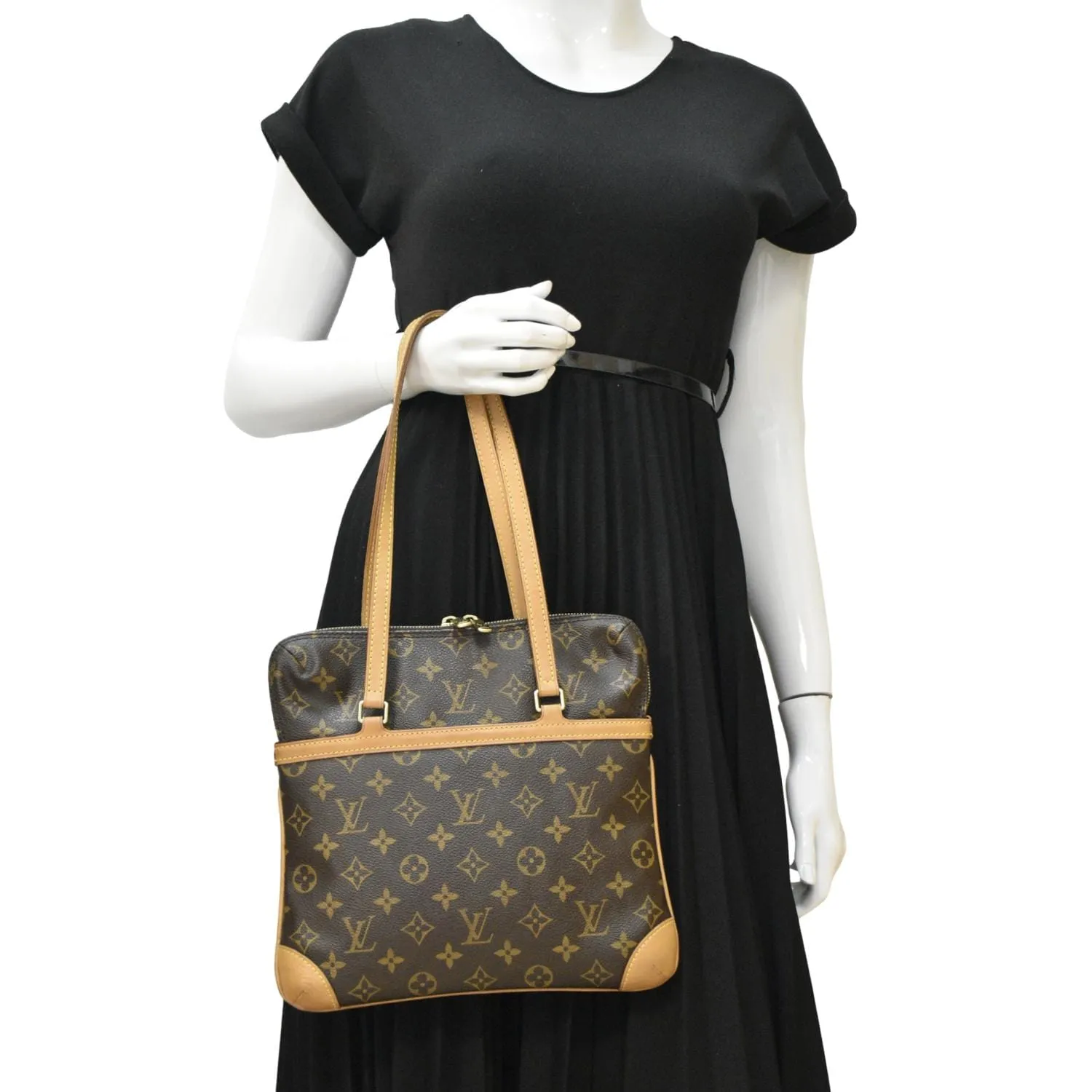 LOUIS VUITTON Sac Coussin Monogram Canvas Shoulder Bag Brown
