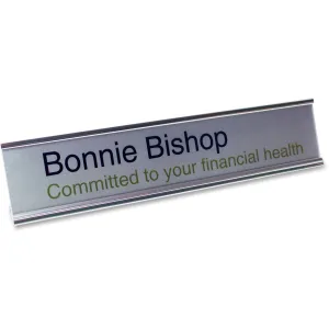 Mighty Badge Desk Plate Signage Kits