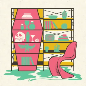 Modster Squad "Comprehensive" 5" x 5" Mini Screen-Print
