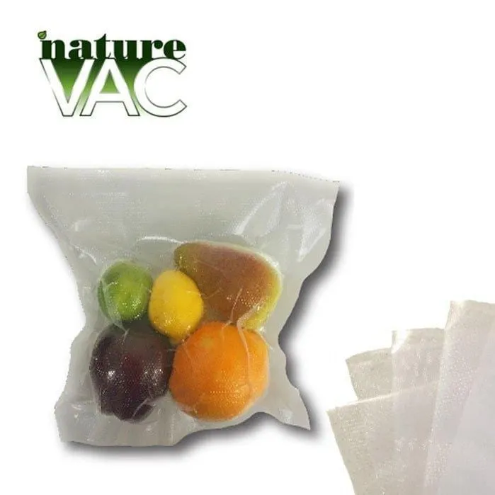 NatureVAC Vacuum Bag Pre-Cut Sheets 11 inch x 24 inch (50 Count)