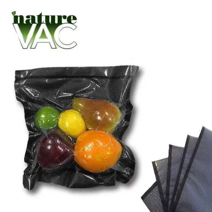 NatureVAC Vacuum Bag Pre-Cut Sheets 11 inch x 24 inch (50 Count)
