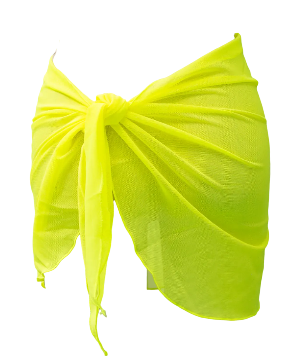 Neon Yellow Mesh Sarong