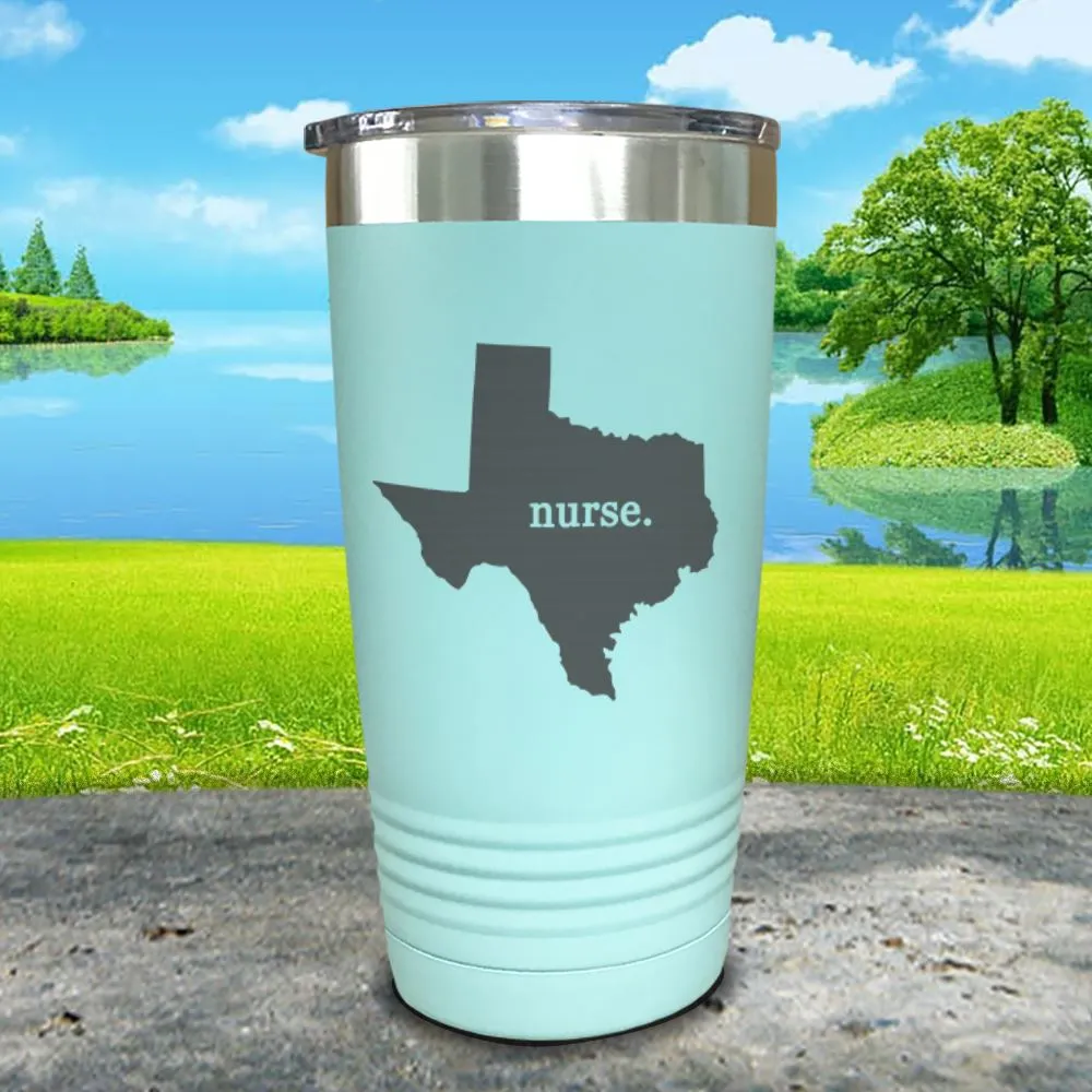 Nurse Texas Premium Laser Engraved Tumbler
