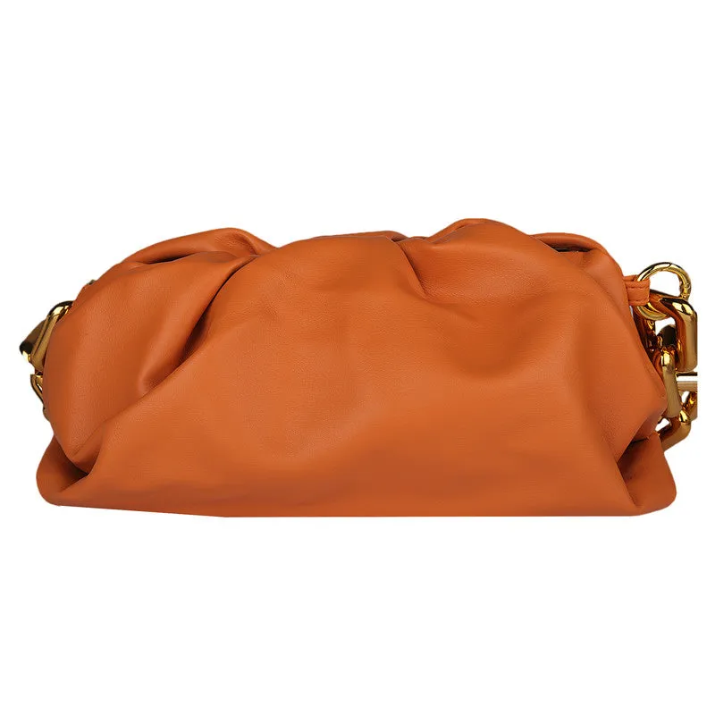 Orange Zinnia Chain Sling Bag