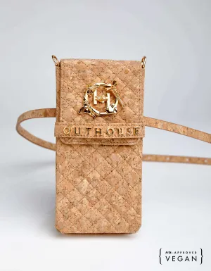 Outhouse   -   OH V Birdy The Oh V Birdy Phone Bag - Beige Cork