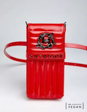 Outhouse   -   OH V Birdy The Oh V Birdy Phone Bag - Scarlet Red