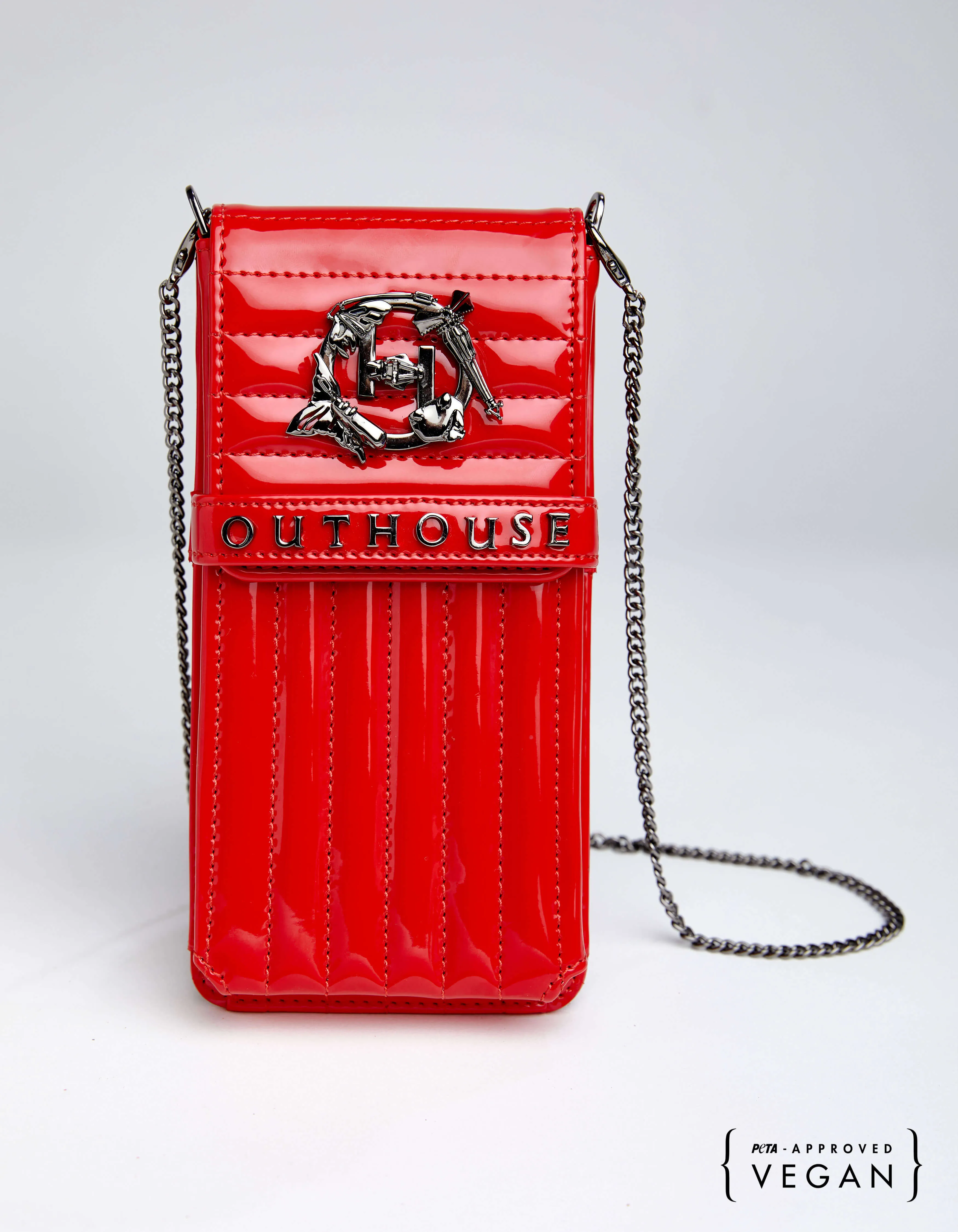Outhouse   -   OH V Birdy The Oh V Birdy Phone Bag - Scarlet Red