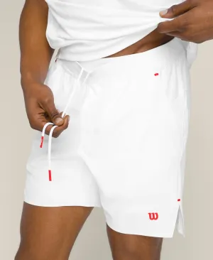 Peak Tennis Short Unlined - Bright White
