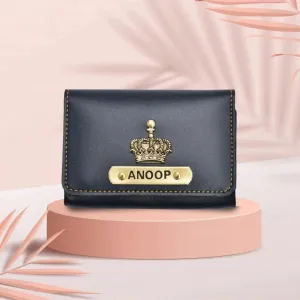 Personalized Business - Visitng Card Holder Vegan Leather - Royal Blue
