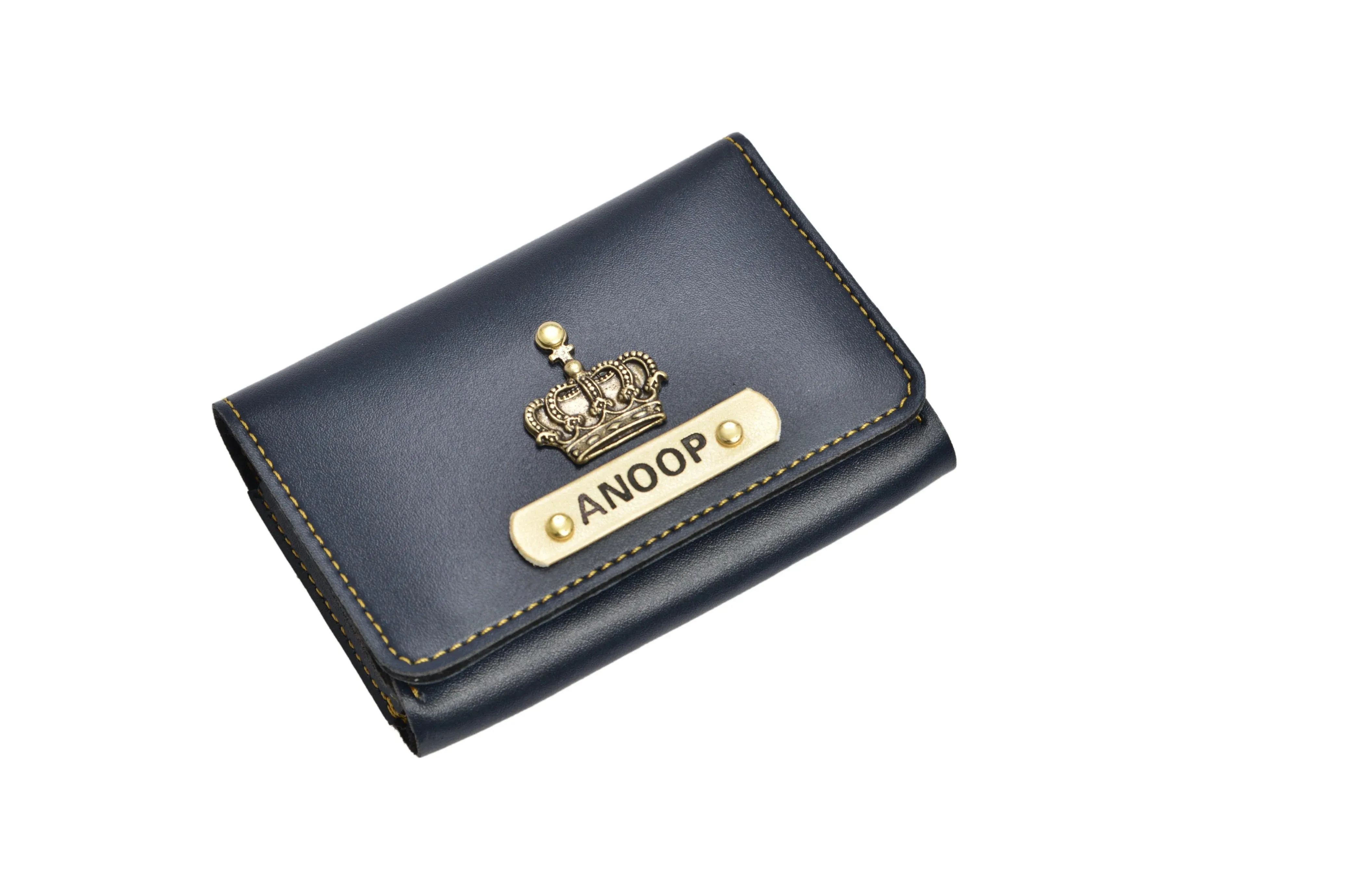 Personalized Business - Visitng Card Holder Vegan Leather - Royal Blue