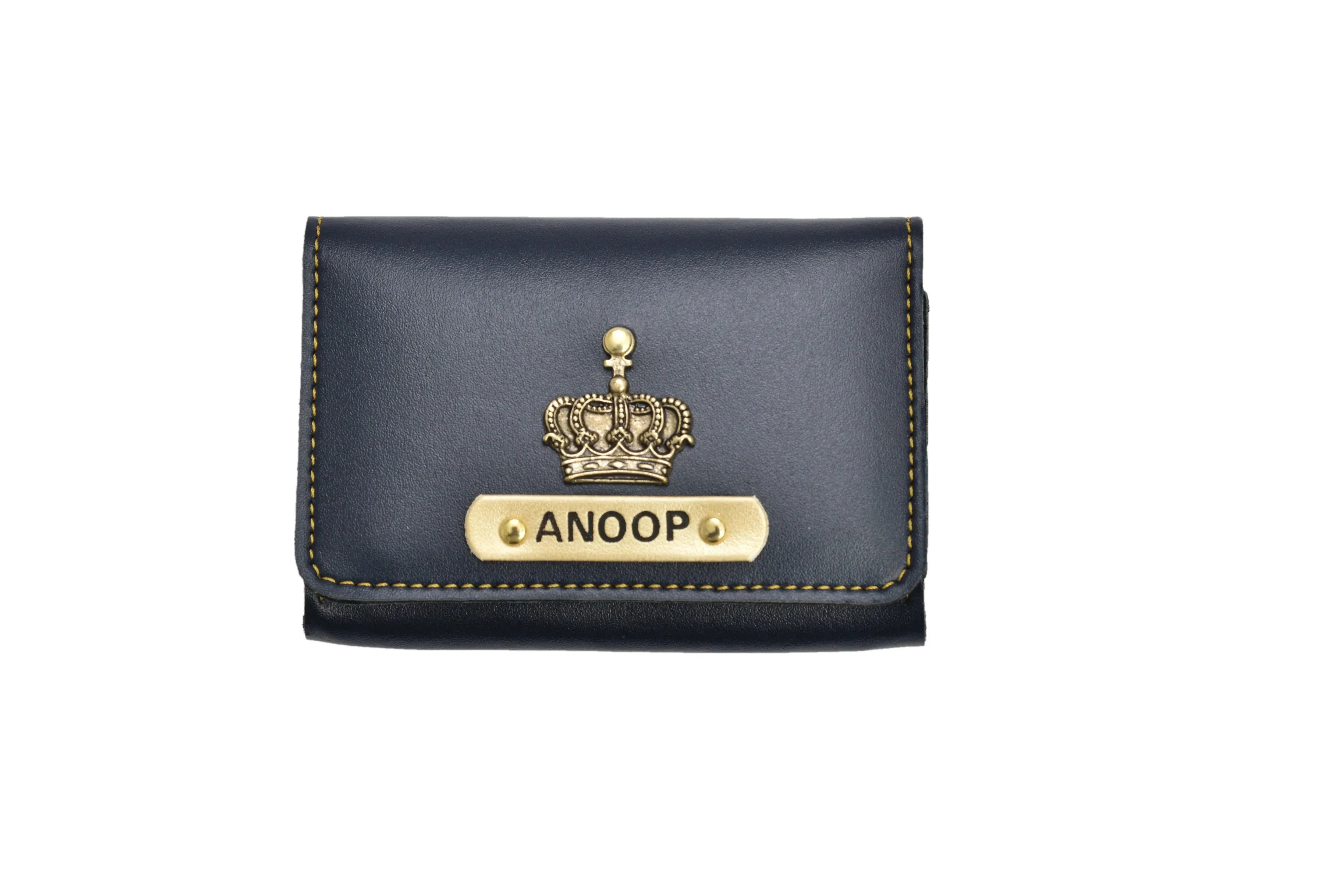 Personalized Business - Visitng Card Holder Vegan Leather - Royal Blue