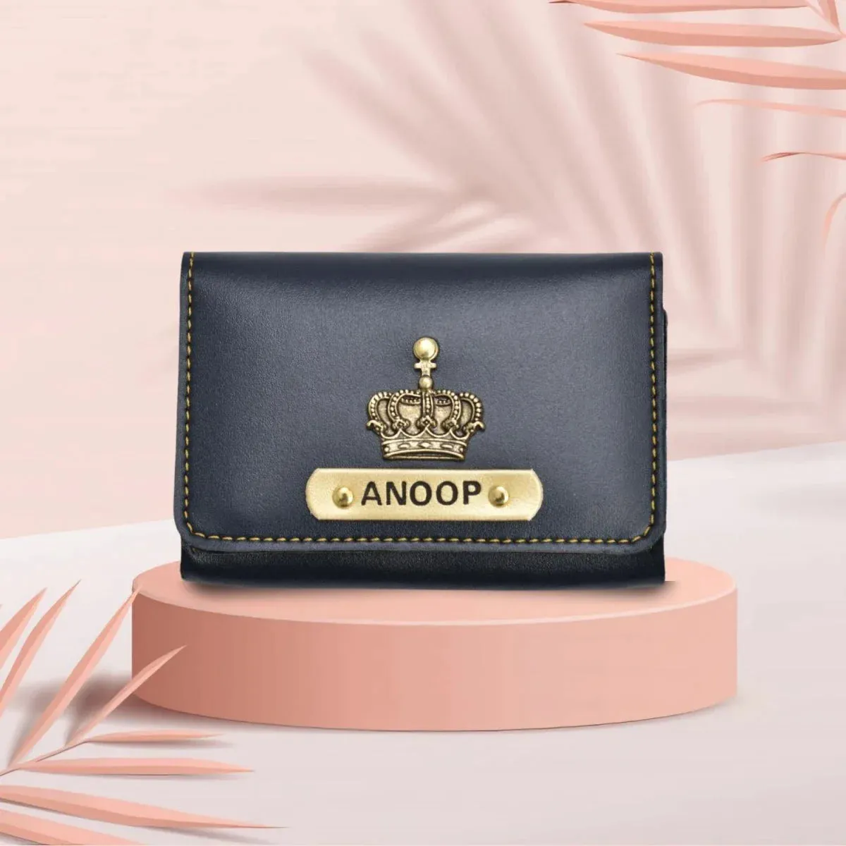 Personalized Business - Visitng Card Holder Vegan Leather - Royal Blue