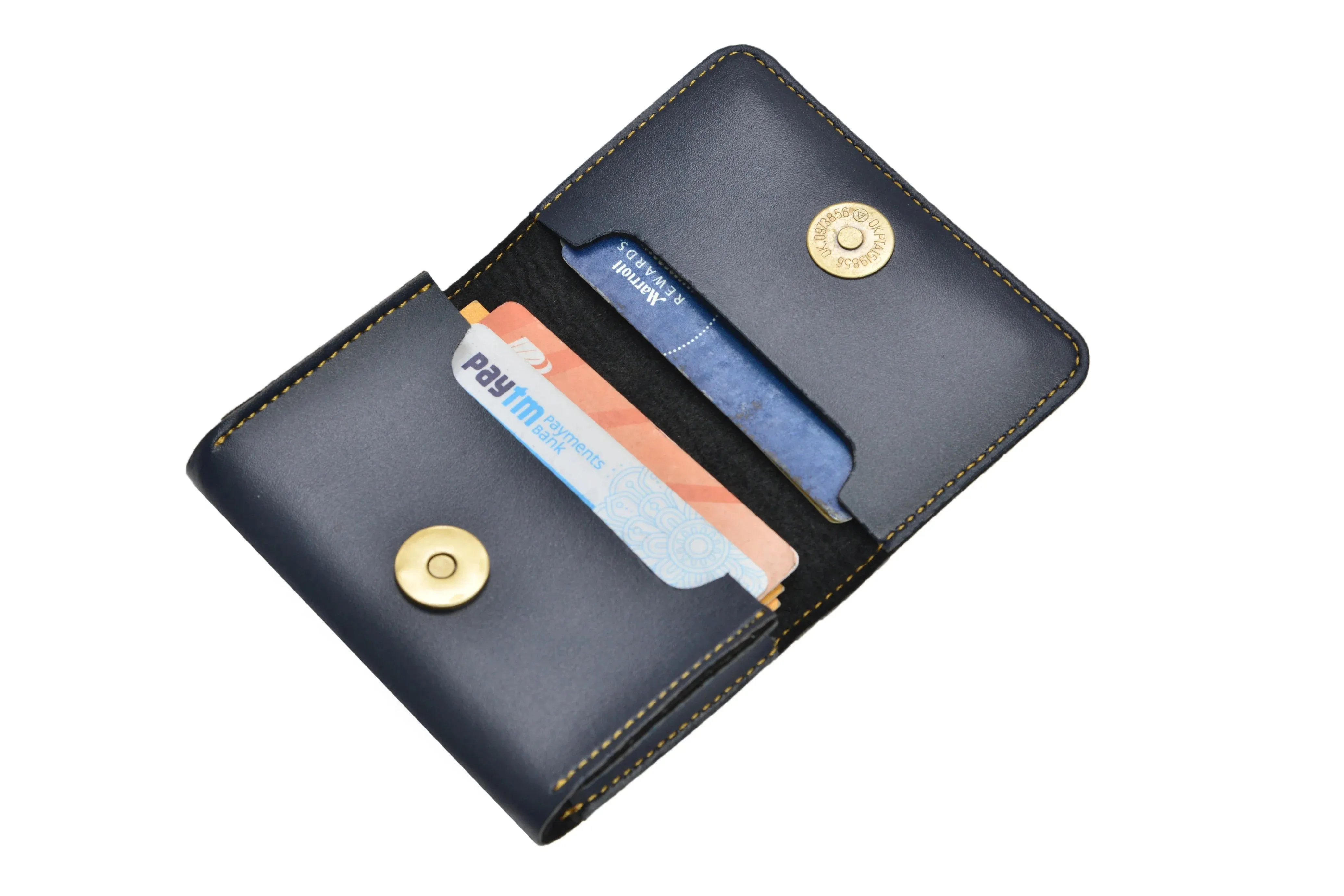 Personalized Business - Visitng Card Holder Vegan Leather - Royal Blue
