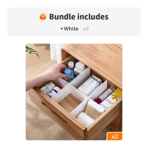 Plastic Desk Drawer Organizer Set